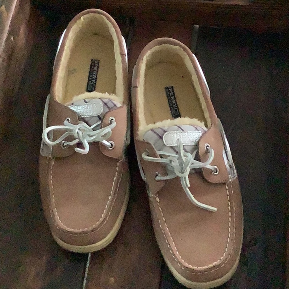 Sherpa lined sherry Topsider